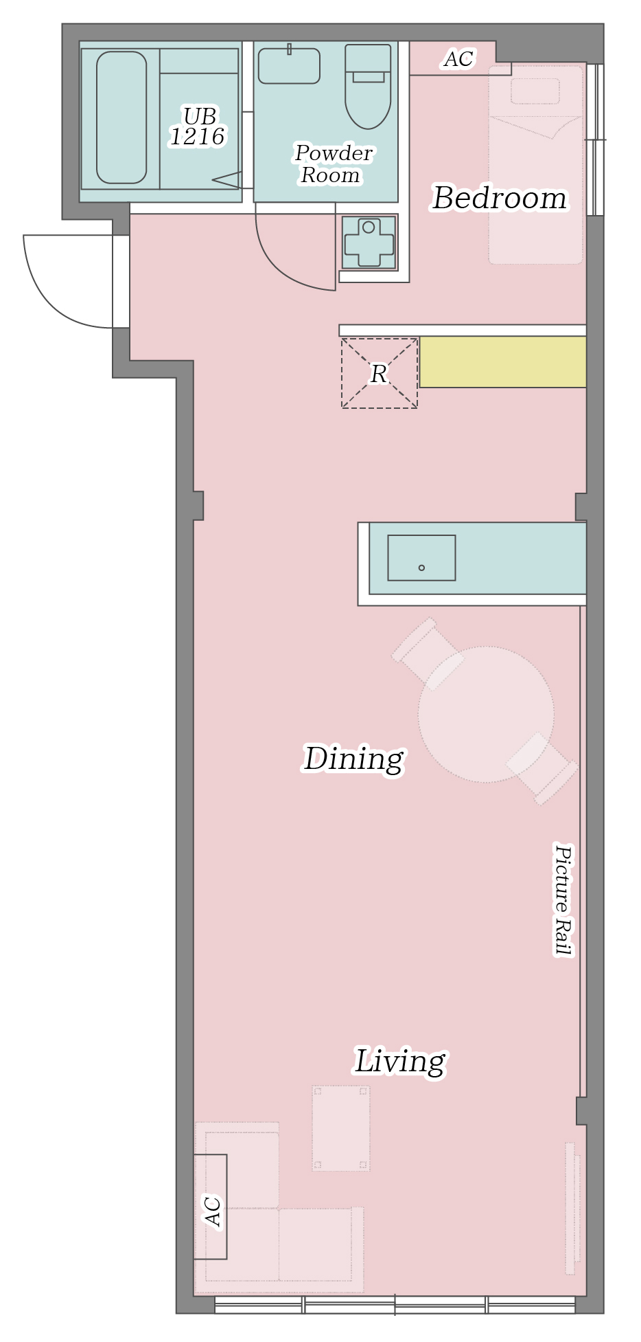 青が映える、上質な日常。