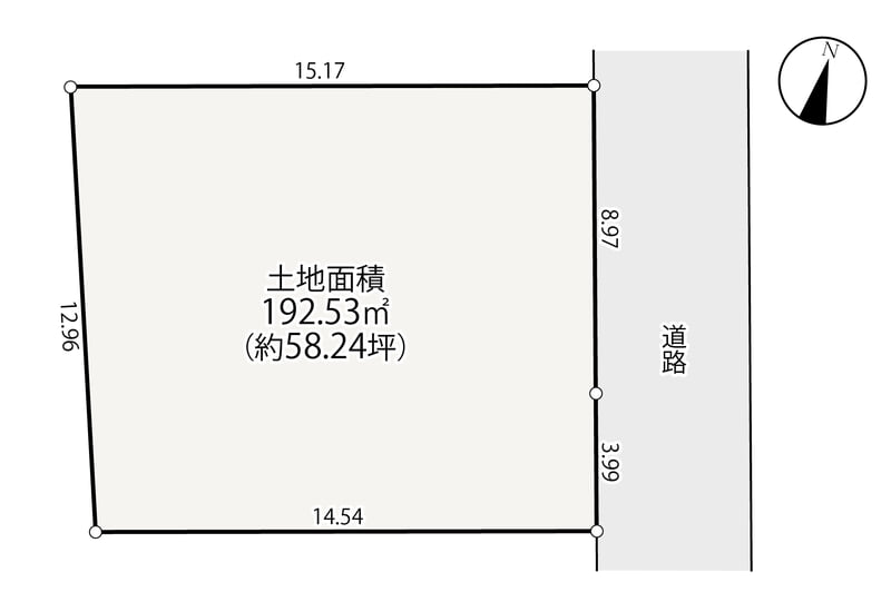 川崎市高津区梶ヶ谷四丁目売地
